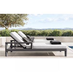 Fely 2023 mobilier <span class=keywords><strong>d</strong></span>'<span class=keywords><strong>extérieur</strong></span> en aluminium de style design simple canapé de jardin patio <span class=keywords><strong>extérieur</strong></span> <span class=keywords><strong>été</strong></span> chaise longue simple - Product Image 1