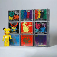 Boîte d'Entraîneur Élite Vitrine Acrylique ETB Boîte Acrylique ETB Protecteur Compatible avec les Boîtes d'Entraîneur Élite Support Personnalisé