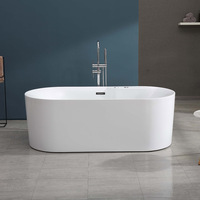 Baignoire de massage à remous en acrylique élégante Gurgle pour la rénovation des salles de bain d'hôtel, directement de l'usine