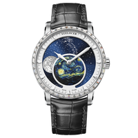 Montre AGELOCER Originale Astronome Couple Amoureux Hommes Mécanique Automatique Phase de Lune Quartz Femmes Anniversaire Avec Boîte