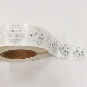 Tự dính hai lớp vinyl dán in ấn sản phẩm mỹ phẩm tùy chỉnh Multilayer CuộN chai Nhãn dán nhãn - Product Image 6