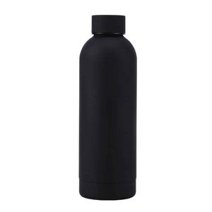 Minimalist Stainless Steel Vacuum Insulated Water <b>Bottle</b> Round Travel <b>Flask</b> Double Wall Thermos 24 Hour Heat Retention - Product Image 2