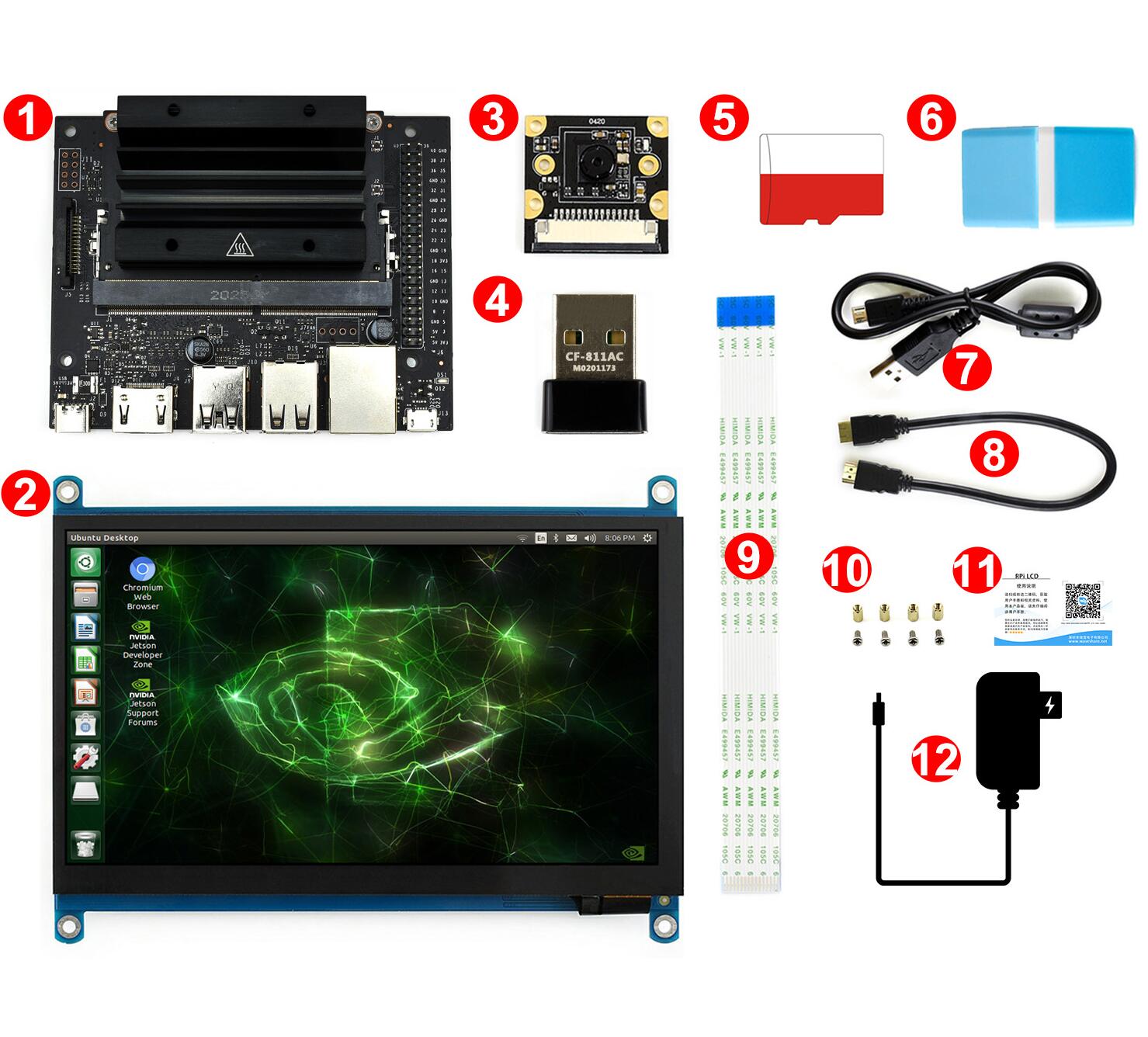 NVIDIA Jetson Nano 2GB Development Pack for Robotics Learning