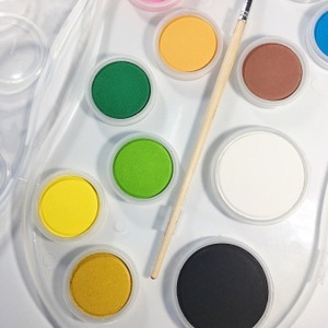 Ensemble de 12 aquarelles solides, ensemble de pigments de peinture pour enfants - Product Image 2