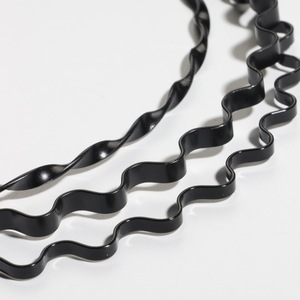 Simple Metal Hairband Black Non-Slip <strong>Wavy</strong> Thin Metal Wire Forming Spring Wire Frame <strong>Headband</strong> - Product Image 3
