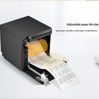Impresora Térmica de Recibos Han-Ink TP808 de 80 mm con Cortador Automático para Pedidos de Entrega, Supermercados, Tiendas de Té de Burbujas, China