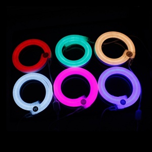 Luz LED RGB de Neón Flexible de PVC Cortable, 24V 110V 220V IP68 para Iluminación de Contornos de Edificios y Aplicaciones de Paisajismo - Product Image 2