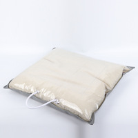 Sac à fermeture éclair transparent non tissé pour oreiller, textile de maison, couvre-lit d'été, housse de couette, drap de lit, emballage imprimé offset