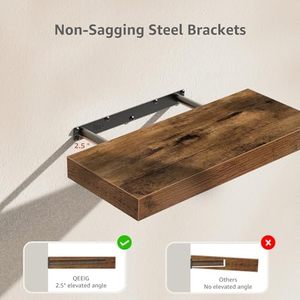 Phòng tắm nổi kệ cho treo tường kệ trên nhà vệ sinh trang trại trang trí nội thất hiển thị kệ nhỏ <span class=keywords><strong>16</strong></span> inch của 2, - Product Image 4