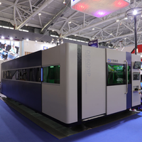 Máquina de Corte por Láser de Fibra DE6025, 6000x2500mm, 12kW de Alta Potencia, Mesa de Intercambio Doble para Fabricación de Metales en Placas Pesadas