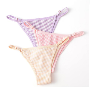 <span class=keywords><strong>Perizoma</strong></span> sottile con fibbia regolabile con <span class=keywords><strong>fascia</strong></span> elastica Sexy mutandine da donna più biancheria intima <span class=keywords><strong>a</strong></span> vita bassa da donna <span class=keywords><strong>a</strong></span> righe Szie - Product Image 3