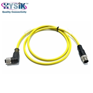 Cabo de Ramificação Circular M12 de 4 Posições (Código A) Macho para 2 Fêmeas para Sensor Fotoelétrico com Divisão em Y - Product Image 4