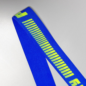High Quality Custom Jacquard Elastic Band 3.2cm Width Nylon Webbing with Brand Logo for Underwear Waistband Elastic <b>Binding</b> <b>Tape</b> - Product Image 2