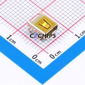 HX MINI8P 4J USB Connector SMD Connector ( Connector Type: Mini-B )( Protocol Standard: USB 2.0 )( Gender: Female ) - Product Image 1