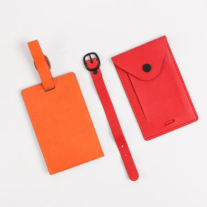 Etiqueta de equipaje para maleta, etiqueta de equipaje de cuero PU para viajes y cruceros, etiquetas estéticas para maletas de viaje - Product Image 1