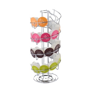En gros Multifonction <span class=keywords><strong>Dolce</strong></span> <span class=keywords><strong>Gusto</strong></span> 24 pièces En Métal Rotatif Support de Dosettes De Café Capsule - Product Image 1