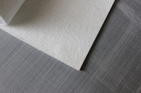 Couverture réfractaire de 25 mm en fibres d'alumine-silice de haute pureté 1350 ℃   Couverture en fibre céramique aiguilletée à haute résistance à la traction