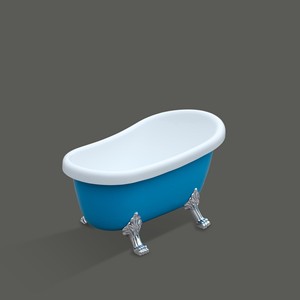 Klein Formaat Vrijstaand Acryl Hotel Badkuip Luxe Klauw Voet Klassiek 4 Voet Clawfoot Bad - Product Image 3