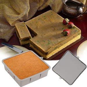 Moules à gâteau carrés en silicone pour la maison, moules en silicone pour la fabrication de bougies, outils de décoration pour la pâtisserie, fournitures de pâtisserie - Product Image 4