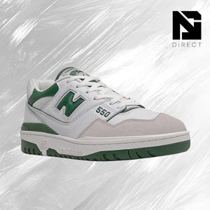 New Balance 550 'White Green' Retro Lace-up Round Toe Sneakers Lightweight Walking Running Shoes - Product Image 2