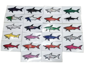 2026 New Arrival Hot Selling Paul Shark <b>Stickers</b> Marine Shark <b>Flag</b> Decal Cute Fashion Design Italy Style Decorative <b>Stickers</b> - Product Image 1