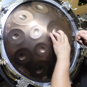 Tambour <span class=keywords><strong>Handpan</strong></span> Factory D Kurd, instrument de musique, 9/10/12/14 notes, avec sac - Product Image 1