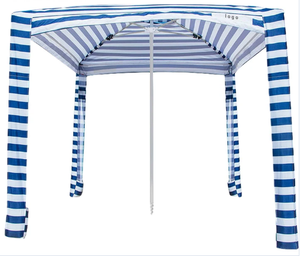 Cabane de plage extérieure moderne à cadre <span class=keywords><strong>en</strong></span> <span class=keywords><strong>aluminium</strong></span> de 2.2*2.2M avec couleur et logo personnalisés pour une utilisation <span class=keywords><strong>en</strong></span> mobilier d'extérieur - Product Image 1