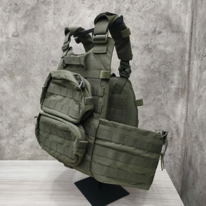 <span class=keywords><strong>Gilet</strong></span> tactique (à libération rapide) pour hommes, respirant, léger, modulaire, avec système Molle, multi-poches, <span class=keywords><strong>gilet</strong></span> utilitaire d'entraînement - Product Image 2
