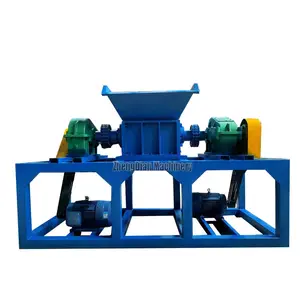 Copper scrap shredder machine/Double shaft plastic shredder machine/Plastic Film Bottle Circuit Board Shredder Machine