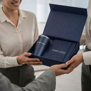 Low MOQ Custom Logo Employee Induction Kit Luxury Office <b>Gift</b> Set for New Employees Branded Onboarding Box with Canvas <b>Bag</b> - Product Image 1