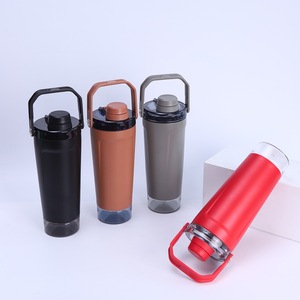 Venta al por Mayor de Vasos Mezcladores de Acero Inoxidable 304 de Doble Pared y 20 oz/591 ml, Herméticos, con Asa, para Negocios de Venta en Línea - Product Image 2