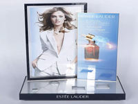 Présentoir cosmétique acrylique produits de soins de la peau table d'affichage présentoir acrylique de bureau