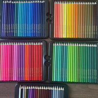 Crayons de couleur à base d'huile, 120 couleurs, 3,0 mm, haute pigmentation, ensemble en vrac pour artistes, dessin et projets de coloriage
