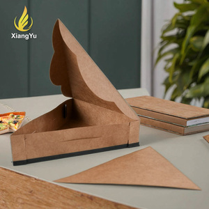 Tùy chỉnh bánh pizza Slice hộp crepes Waffle Cone bao bì hộp giấy sóng cajas Para Pizza để đi đóng gói tam giác bánh pizza hộp - Product Image 1