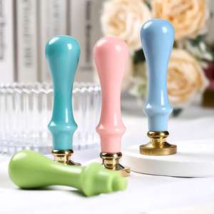 Sceau à cire à bulles à long manche, en plastique, multicolore, fournitures d'artisanat, style moderne - Product Image 4