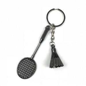Metal Badminton Racket Keychain Vintage <b>Mini</b> Sports Keyring for Women Men Car Key Chains <b>Backpack</b> Pendant Novelty Gifts - Product Image 5
