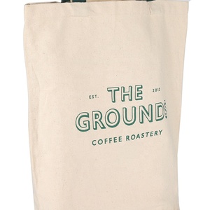 Túi JEYCO Túi Tote Cotton Lớn Gấp Được Tùy Chỉnh Kích Thước Tiêu Chuẩn In Logo Túi Vải Bố Có Tay Cầm Màu Đen - Product Image 3