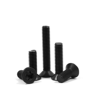 Mini vis à tête plate Torx acier inoxydable noir Adjusrabel Hate charnière M4 14mm oxyde noir tête fraisée plate acier métrique