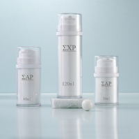 Flacon pompe en acrylique personnalisé avec pulvérisateur pour sérum de soin de la peau, idéal pour l'hydratation extérieure et les emballages de remplissage d'eau.