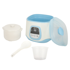Mini marmite électrique cuisinière à ragoût électrique intelligente marmite à ragoût lente en plastique céramique 200W ménage cuisson lente - Product Image 1