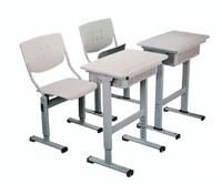 Meubles de classe scolaire, ensemble bureau et chaise réglables en hauteur pour les élèves de la maternelle au lycée, mobilier scolaire