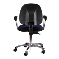 Chaise de bureau confortable, réglable, mobile, antistatique ESD, en acier noir + plastique PP, tailles personnalisées