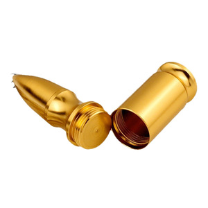 Herramienta de reparación de puntas de taco en forma de bala, de metal, 18x79mm, duradera, para billar - Product Image 1