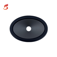 Woofers profesional speaker abu-abu PP kerucut karet surround audio luar ruangan