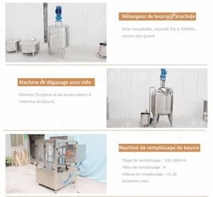 Equipo de molienda de mantequilla de maní Olde <span class=keywords><strong>Tyme</strong></span> automático que hace la máquina Línea de producción de mantequilla de maní - Product Image 3