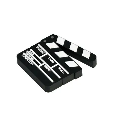 Pendrive karikatür film klaket USB Flash sürücü 4GB 8GB 16GB 32GB 64GB 1GB 2GB USB 2.0 küçük sürücü bellek sopa U Disk