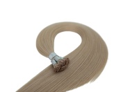 Extensions de cheveux naturels I-Tip à micro-anneaux 100% vierges Remy double épaisseur, pointes épaisses et volumineuses, qualité salon