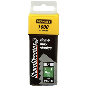 Grapas de Alta Resistencia Stanley SharpShooter de 6 mm, Tipo 1/4, 4/11/140 G - Product Image 2