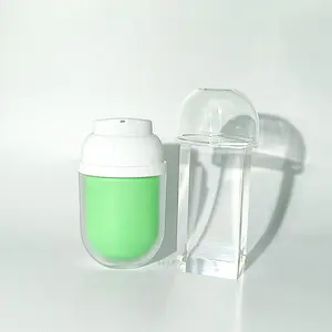 50 ml Sonnenschutz-/Sonnencreme-Verpackung Lotion-Creme Röhrenbehälter Flasche leere leicht zu drückende Pp-Verpackung für Kosmetika Hautpflege