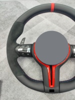 Volant en cuir noir au prix d'usine, compatible avec BMW F30 F10 E90
